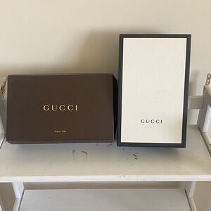 Gucci Elegant Brown and Cream Box Duo $5 each or 4 for $15